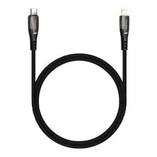 맥도도 V 시리즈 C타입-라이트닝8핀 PD 36W 고속충전 케이블, 블랙, 1.2m, 1개