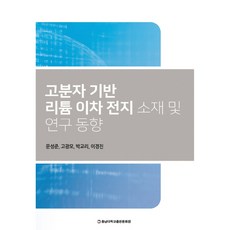고분자 기반 리튬 이차 전지 소재 및 연구 동향, 충남대학교출판문화원, 문성준, 고광모, 박교리, 이경진