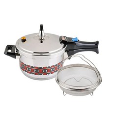 Kitchen-Art IH感應爐適用不鏽鋼壓力蒸鍋 8人份, 銀色, 4.5L