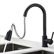 DrMeme 不鏽鋼水龍頭 黑色, 1個