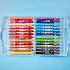 오픈스페이스 수성 크레파스 세트, 24색, 1세트