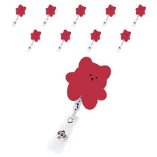 브랜드미 곰돌이 아크릴 테이프 걸이 레드, 10개