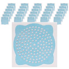 EVER HOUSE 排水口防堵塞黏貼過濾網 100入, 1個, 藍色