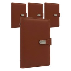 思緒之翼 想法整理名片卡收納冊 150格 4入, 棕色