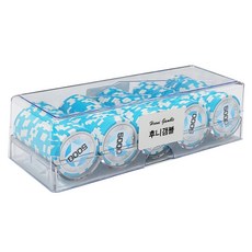Hoonie Gamble 星星黏土撲克籌碼 100p + 壓克力盒, 星星5000壓克力盒