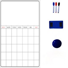 標準生活冰箱白板+白板筆3種+橡皮擦+磁鐵隨機3p套組A型