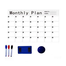 標準生活冰箱白板+白板筆3種+橡皮擦+磁鐵隨機發貨3p套組B型