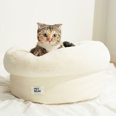 PETRIUM Cat 超細纖維寵物睡墊, 象牙