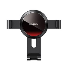 UGREEN 綠聯 汽車出風口高級手機重力支架, 紅黑色, 1個