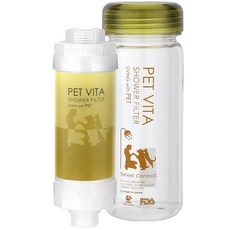 PET VITA 寵物可用維他命蓮蓬頭濾芯 椰子香, 綠, 1個