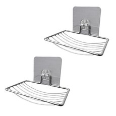 Blue Kai 可連接浴室皂碟, 2個, 銀色