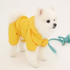 狗狗連身雨衣 HDAL00018, 黃色