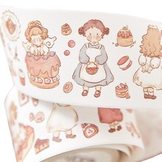 Onup DIY日記裝飾角色膠帶貼紙 35*350mm ST20, 6型, 1個