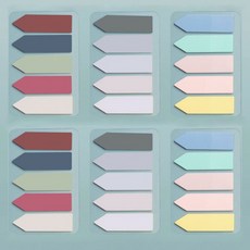 Fuzz Life Health 小標誌貼紙標誌索引標籤箭頭類型 15 色 x 20p 套組, 2套