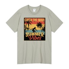 언탭트 캐치 더 웨이브 16수 반팔 티셔츠