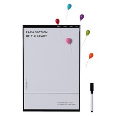 磁吸留言板+氣球造型磁鐵組, 膠捲