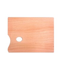 Open Space 原木油畫調色盤 長方形 L, 1格, 1個