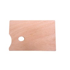 OPEN SPACE 原木油畫調色盤 方形 S, 1格, 1個