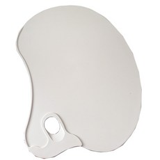 開放空間米色塑膠調色盤, 一格, 1個