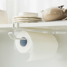 HANSSEM 懸吊式廚房紙巾架, 白色, 1入