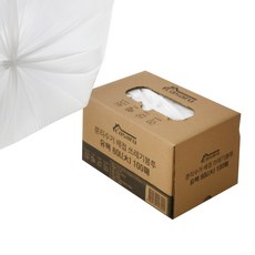 카사루 분리수거 티슈형 배접봉투 100p, 60L, 1개