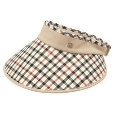 臘腸狗Logo裝飾亮點日常圓頂遮陽帽, 米色