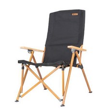 DANIGO 4段角度可調節露營椅+收納袋, C117(黑色), 1個