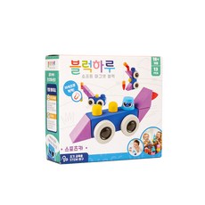 BEULLEOKHARU 軟磁鐵塊跑車 13p 沐浴玩具, 混合顏色