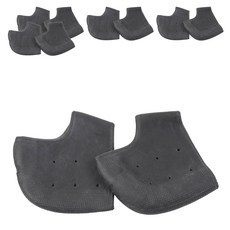 미카엘그라운드 실리콘 발 뒤꿈치 양발착용 블랙, 5세트