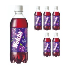 Welch's 威氏 葡萄汽水, 500ml, 6瓶