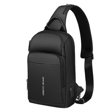 MARK RYDEN 馬克萊登 智能腰包/單肩包 MR0056S, 黑色