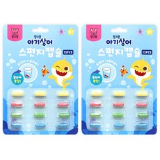 핑크퐁 아기상어 스펀지 캡슐 12p x 2세트, 혼합색상