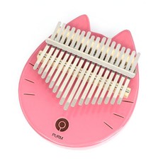 攜帶式卡林巴拇指琴 貓貓造型 粉色