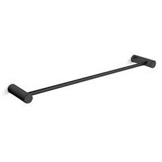 KOHLER July 黑色浴室配件 毛巾架 457 x 103 mm 9314T-BL, 1個, 霧面黑