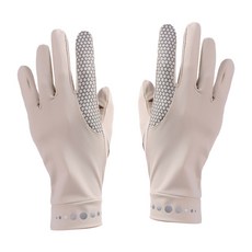 處理市場女款觸控手套 雙手穿戴, 護膚水