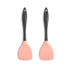 ssueim 簡約矽膠鍋鏟, 2個, 粉色的