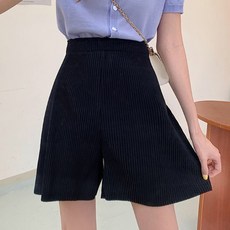 다다랜드 임산부 골지 와이드 반바지