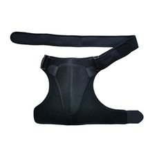 리치덕 숄더 이중패드조절 어깨보호대 블랙, 1개