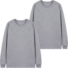 TS7 순면 시보리 통기성 긴팔 티셔츠 2p