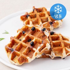 와필레 블루베리 와플 (냉동), 70g, 3개