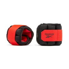Reebok 腳踝負重綁帶 左+右 RAWT-11270, 紅色 黑色, 0.5kg