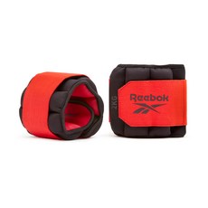 Reebok 腳踝配重帶左右套組 RAWT-11273, 紅+黑, 2公斤