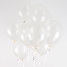 PARTYSHOW NEO 透明氣球 30cm, 透明, 50個