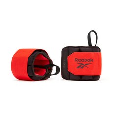 Reebok 手腕負重綁帶 左+右 RAWT-11262, 紅色 黑色, 1.5kg