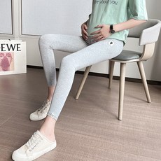 다다랜드 임산부 고양이 무늬 패치 9부 레깅스