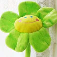 Haesol 花朵花插 裝飾 室內 娃娃 微笑 60cm, 1個, 綠色