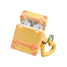 온업 에어팟 1 / 2세대 캐리어 케이스, AP03, 타입5 옐로우(JNA-005)