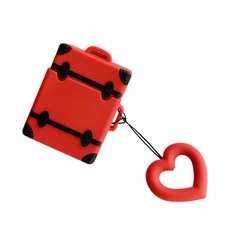 온업 에어팟 1 / 2세대 캐리어 케이스, AP03, 타입2 레드(JNA-002)