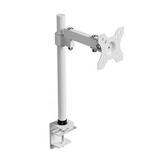 엘디엘마운트 싱글 모니터암 관절 실속형 모니터 거치대 APL-CW01, 화이트, 1개