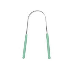 U字型舌苔清潔器 綠色, 10克, 1個